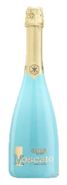 Moscato Bianco Sparkling Sweet White In Blue Flute