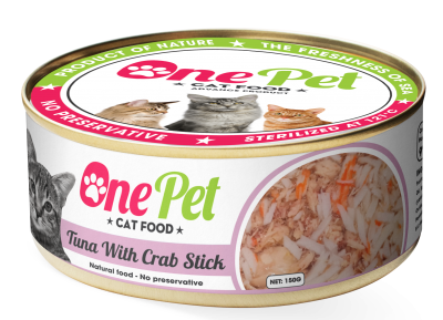 Tuna with crab stick